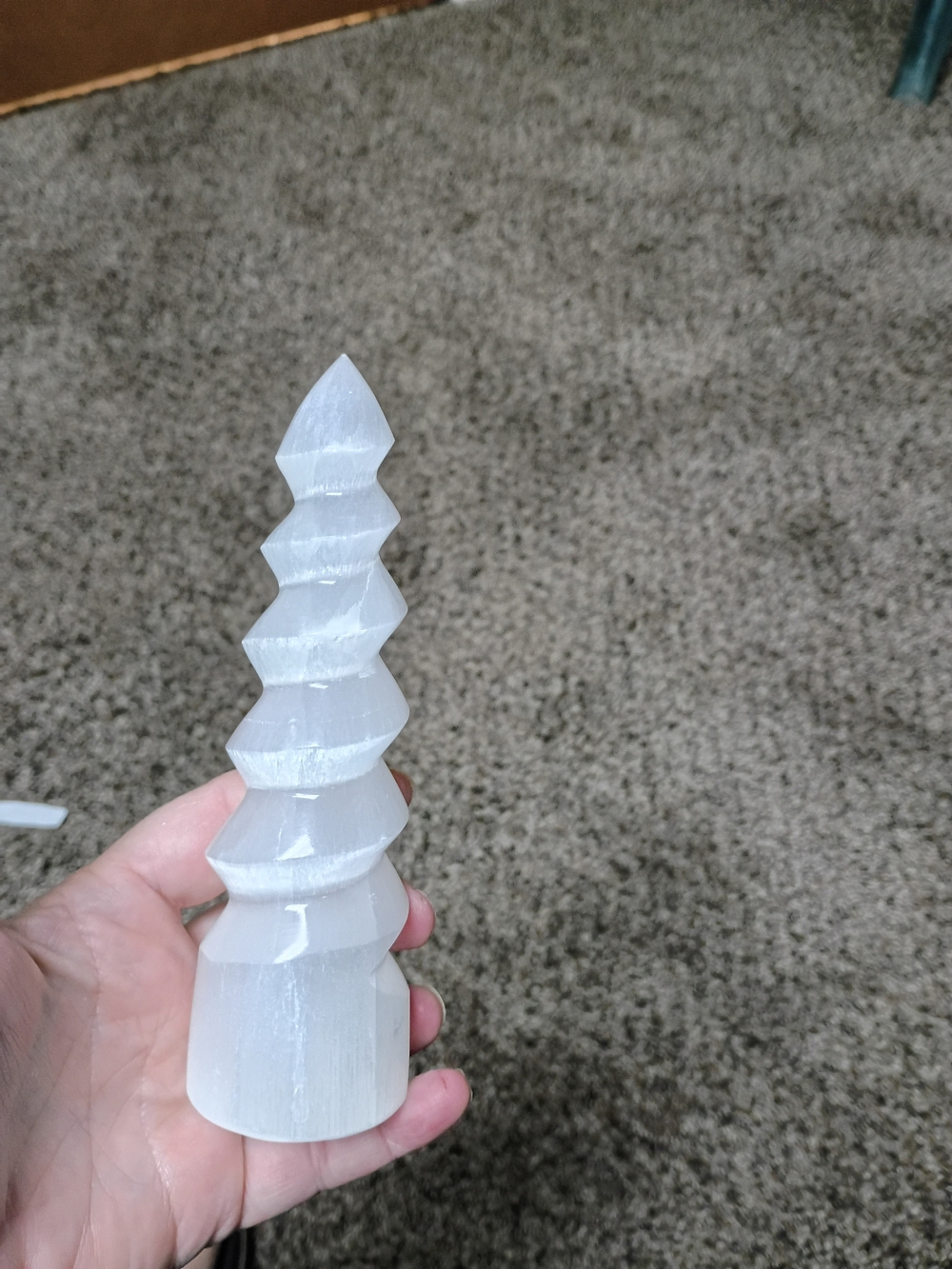 Selenite Spiral Tower